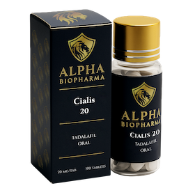 Cialis Alpha BioPharma front right