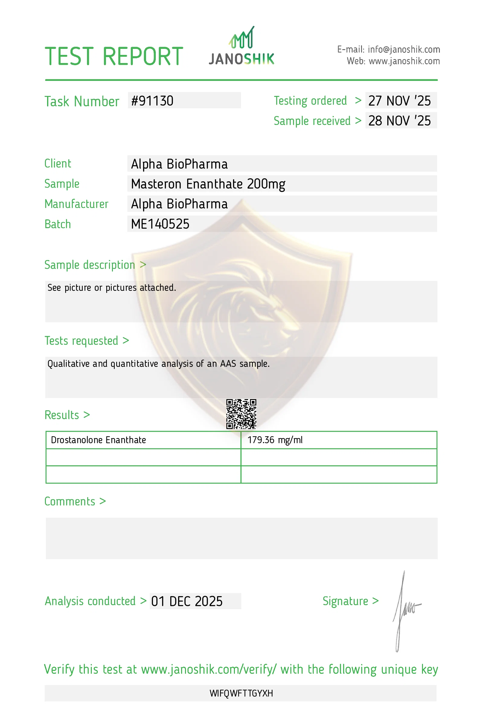 Masteron Enanthate