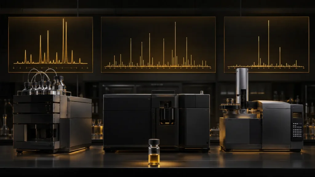 HPLC LC-MS and GC-MS analytical methods comparison